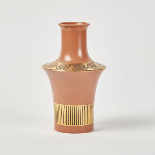 A Crown Devon Memphis Vase By Colin Melbourne