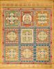 A Japanese 15-16th century Mandala of diamond world