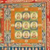 A Japanese 15-16th century Mandala of diamond world - 3