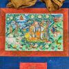 A Chinese 19th century Tibetan &lsquo;birthday' painting on canvas - 2