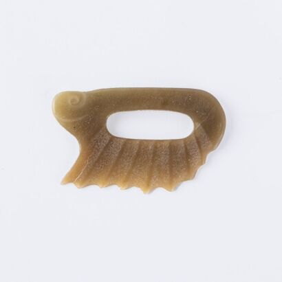 A Chinese archaistic jade 'fish' ornament