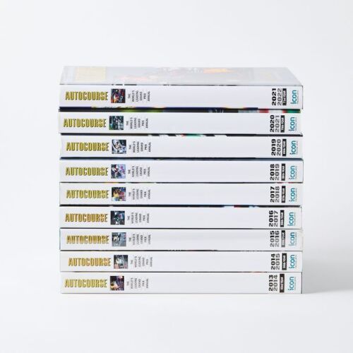 9 Editions of Autocourse annuals from 2013/14 to 2021/22
