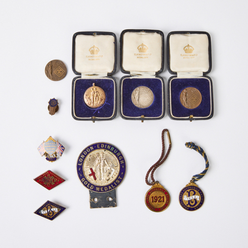 A Collection of Medals of J.A. Addis, former mechanic to Lionel Martin