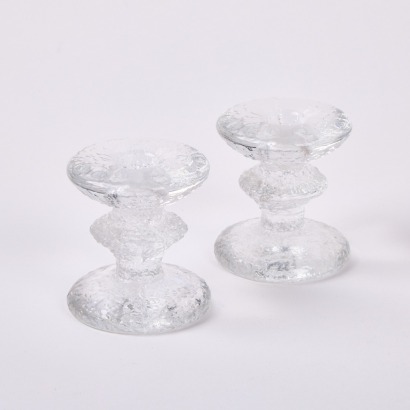 A Pair of Timo Sarpaneva Festivo Candlesticks for Iittala