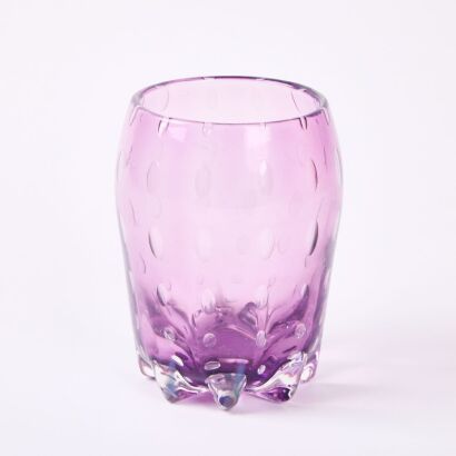 An Mid-Century Amethyst Art Glass Vase