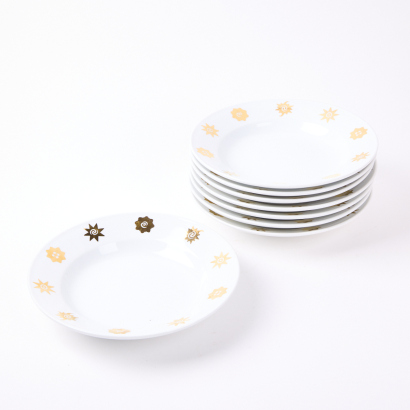 A Set of Eight 'Borneo' by Paul Hartigan Bowls