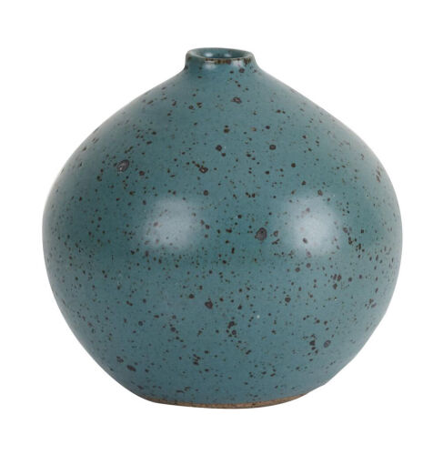 A Len Castle Ovoid Green Pottery Vase