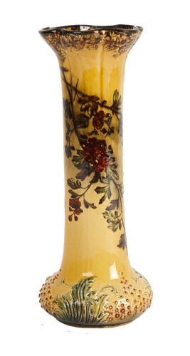 A George Jones & Co Madras Ware Vase