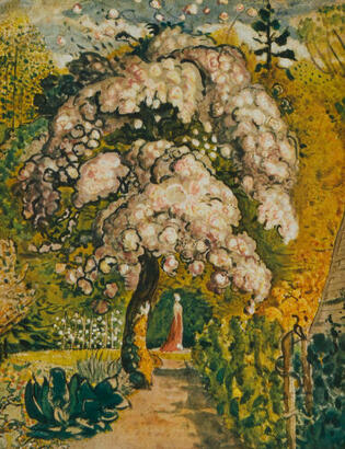 SAMUEL PALMER In a Shoreham Garden