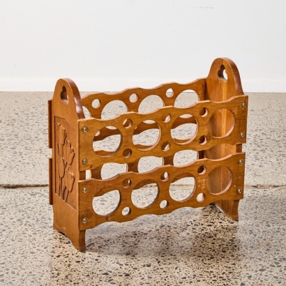 A New Zealand Timber Wine Rack