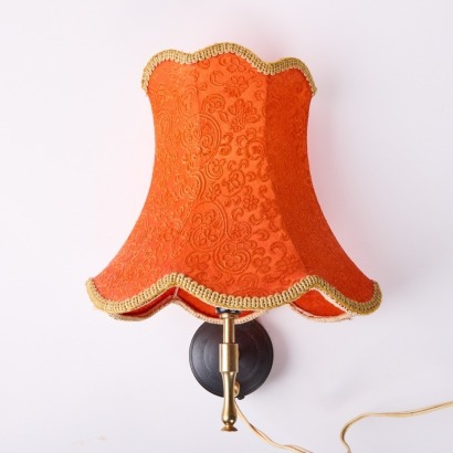 A Wall Sconce with Large Lampshade