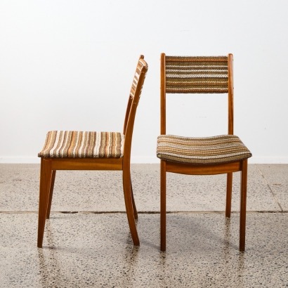 A Pair of Mid-Century Upholstered Chairs