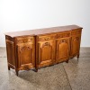 A Louis XV French Sideboard With A Parquet Top - 2