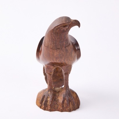 A Folk Art Carved Eagle