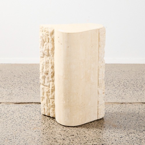 A Fossil Stone Pedestal