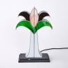 An Art Deco Style Glass Lead Light Lamp