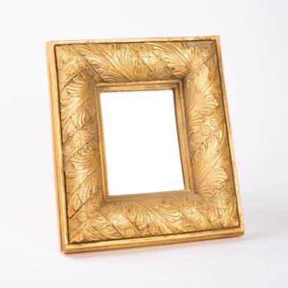 A Small Gilt Framed Mirror