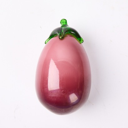 An Art Glass Aubergine