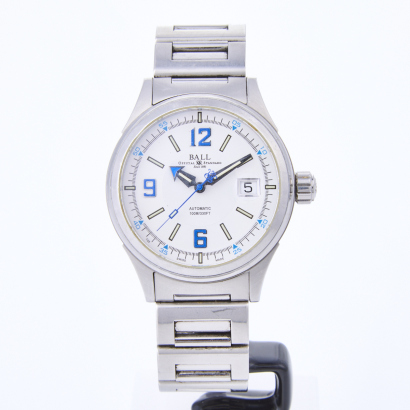 Stainless Steel, 40mm Ball Fireman Racer Automatic Wristwatch