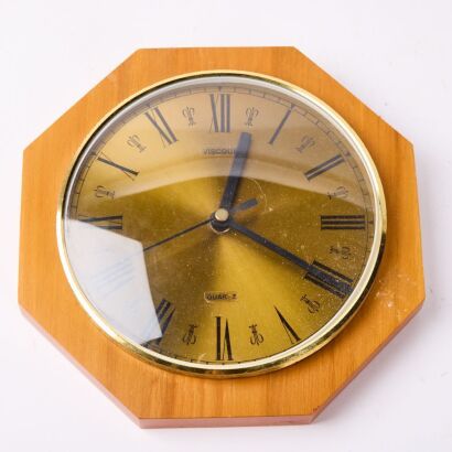 A Vintage Viscount Wall Clock