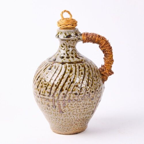 A Mirek Smisek Salt Glaze Flagon