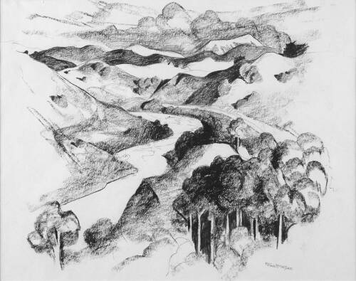 PETER MCINTYRE Rangitiki Landscape