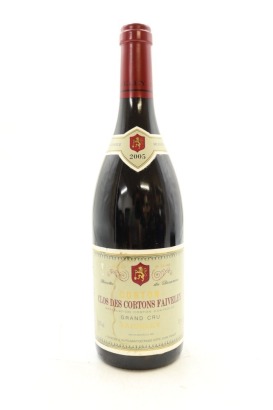 (1) 2005 Domaine Faiveley Corton 'Clos des Cortons Faiveley' Monopole Grand Cru, Cote de Beaune [JR18] [WE95] [WS94]