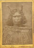 T.E Price - Untitled (Māori Woman adorned with Huia Feathers)