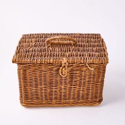 A Vintage Wicker Basket