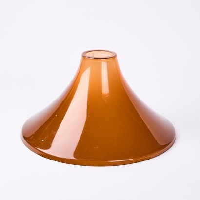 An Industrial Style Coloured Plastic Lightshade Fitting