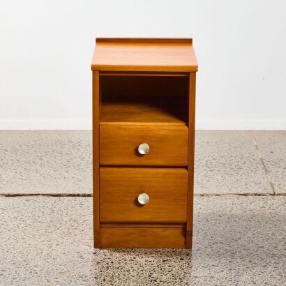 A Rimu Bedside Cabinet