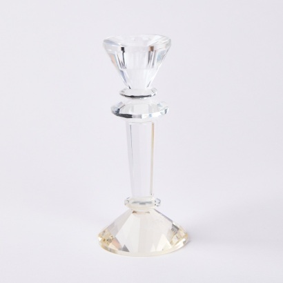 A Cut Glass Candlestick