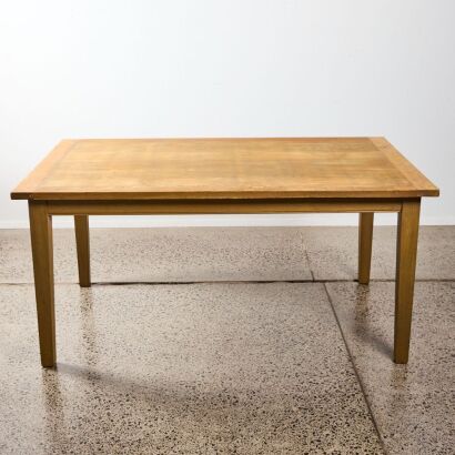 A Large Oak Country Table