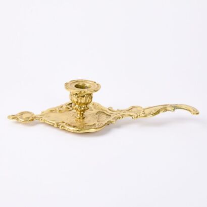 A Brass Style Candle Holder