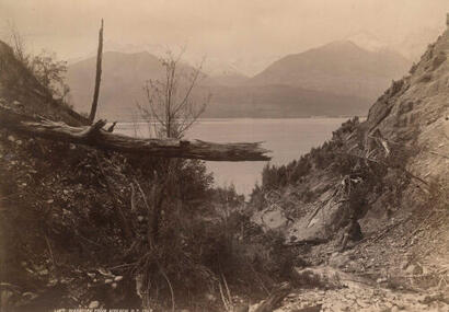 F.A Coxhead - Lake Wakatipu from Kinlogh