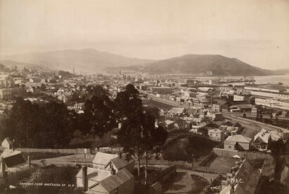 F.A Coxhead - Dunedin from Maitland St