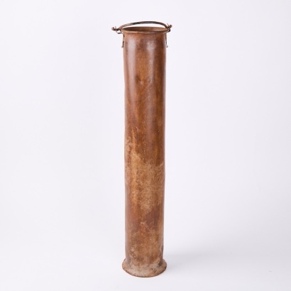 A Handled Copper Artillery Shell