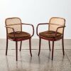 A Pair Of Prague No.811 Thonet Chairs By Josef Hoffmann