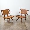 A Pair Of Paul Laszlo Style Lounge Chairs - 2