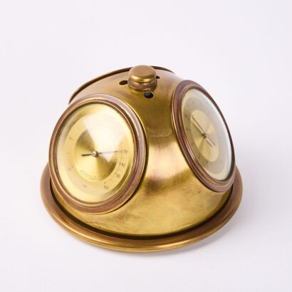 A Circular Brass Barometer