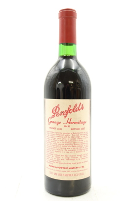 (1) 1981 Penfolds Grange Bin 95, South Australia [RP97]