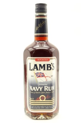 (1) Imported Lamb's Navy Rum Circa 1980's, Produce of Barbados, Guyana, Jamaica & Trinidad, 1000ml, 40% ABV