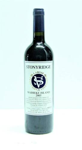 (1) 2003 Stonyridge Larose, Waiheke