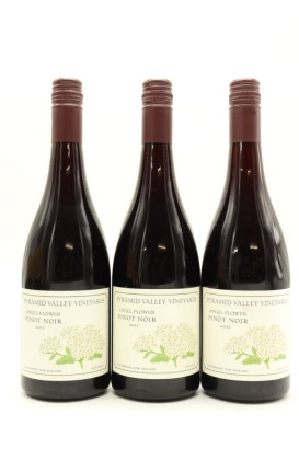 (3) 2011 Pyramid Valley Vineyards 'Angel Flower' Pinot Noir, Canterbury [RP95] &diams;