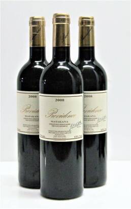 (3) 2008&nbsp;Providence Cabernet Franc/Merlot /Malbec, Matakana