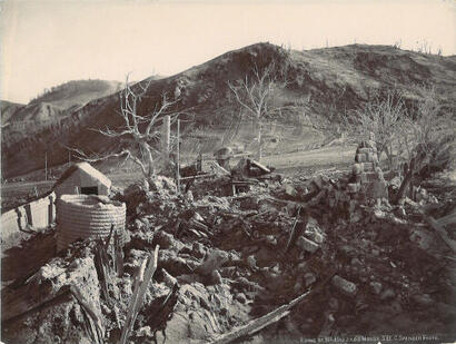 C. Spencer - Ruins of Mr Haszads House