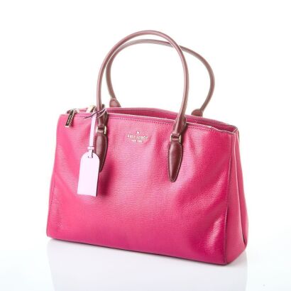 Kate Spade Pink Leather Two Way Tote Bag