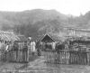 Burton Bros - Village Scene, Koroniti, Wanganui River