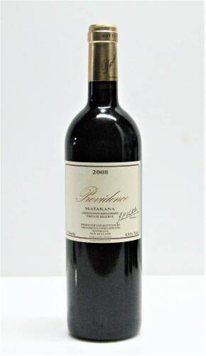 (1) 2008&nbsp;Providence Cabernet Franc/Merlot /Malbec, Matakana