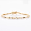 18ct Yellow Gold, 2.00ct Diamond Tennis Bracelet